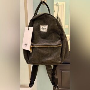 Dark Gray Herschel Mini Nova NWT